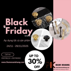 Tay nắm tủ & núm nắm tủ chất liệu đồng - điểm chạm sang trọng cho nội thất