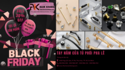 Tay nắm tủ pha lê - khuyến mãi sáng bừng cho không gian nội thất