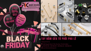 Tay nắm tủ pha lê - khuyến mãi sáng bừng cho không gian nội thất