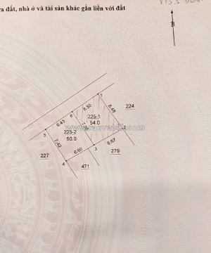 Thanh khoản 50m đất đức thượng - hoài đức - hà nội