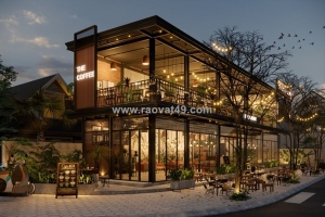 Thiết kế quán cà phê 2 tầng – giải pháp tối ưu không gian hiệu quả