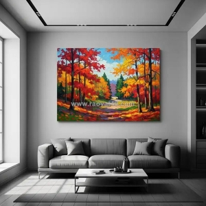 Top mẫu tranh phong cảnh mùa thu đẹp nhất cho không gian sống