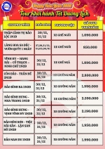 Tour du lịch khởi hành vào tết dương lịch - sgc tourist