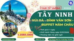 Tour tây ninh 1n - chào năm mới 2026 đầy ý nghĩa