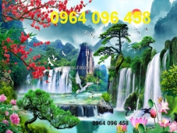 Tranh gạch 3d trang trí phòng khách - xcn7