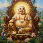 Tranh phật di lặc thu hút tài lộc và hạnh phúc đủ đầy