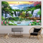 Tranh sơn thủy là gì? cách treo tranh hút tài lộc