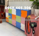 Tủ đựng cặp balo mầm non, tủ cặp mầm non mẫu giáo