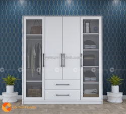 Tủ quần áo cánh kính cánh mở - tak05