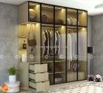 Tủ quần áo cánh kính kịch trần – tak08