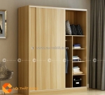 Tủ quần áo mdf cánh lùa tối giản – tal08