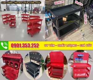 Tủ sắt để đồ nghề 3 ngăn - 5 ngăn - 7 ngăn sơn tĩnh điện gara & nhà xưởng