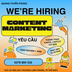 Tuyển dụng content creator / content marketing