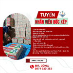 Tuyển gấp nhân viên bốc xếp – làm việc tại hà nội