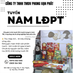 Tuyển lao động phổ thông nam (22–29 tuổi)