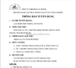 Tuyển lđpt, bếp chính, bếp phụ, qc & các vị trí khác làm ở bình phước