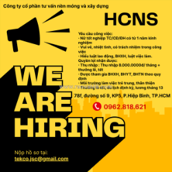 Tuyển nhân viên hành chính- nhân sự