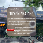 Tuyển nhân viên pha chế có kinh nghiệm – tân phú