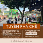 Tuyển nhân viên pha chế – đá coffee (take away)