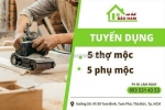 Tuyển thợ mộc & phụ mộc đi làm ngay - tp.hcm