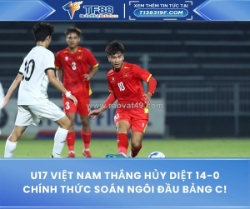 U17 việt nam thắng hủy diệt 14-0, chính thức soán ngôi đầu bảng c! 🚀