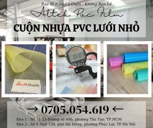 Ưu điểm nổi bật của màng nhựa pvc lưới nhỏ, tiện dụng, dễ gia công