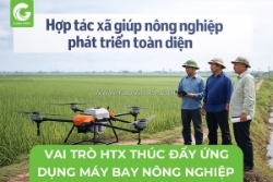 Vai trò htx thúc đẩy máy bay phun thuốc