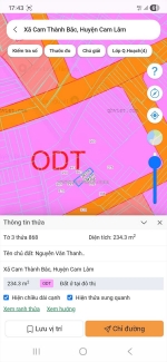 Vị trí đẹp - đầu tư là sinh lời - cần bán lô đất xã cam thành bắc, cam lâm,