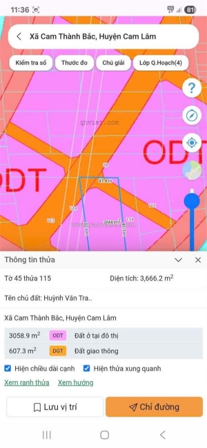 Vị trí đẹp - đầu tư sinh lời - cần bán đất xã cam thành bắc, cam lâm, khánh hoà
