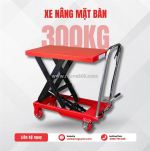Xe nâng mặt bàn 300kg – nhỏ gọn cho kho xưởng