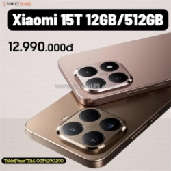 Xiaomi 15t hiệu năng đỉnh cao với ram 12gb, rom 512gb