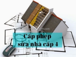 Xin giấy phép sửa chữa nhà cấp 4 ở đâu?