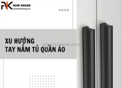Xu hướng tay nắm tủ quần áo đen mờ lên ngôi trong năm nay