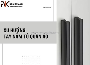Xu hướng tay nắm tủ quần áo đen mờ lên ngôi trong năm nay