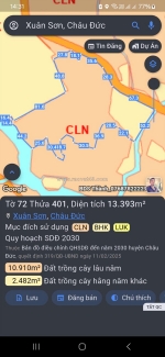 Xuân sơn hcm , 13393mv 150m mt nhưa , view suối quanh năm thích hợp làm nhà