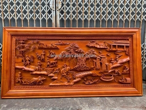 Ý nghĩa tranh gỗ đồng quê: biểu tượng văn hóa và phong thủy