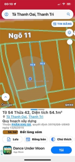 🏡 bán đất tả thanh oai – thanh trì ngõ 11