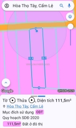 🌟 đất đẹp – kiệt ô tô hòa thọ tây – 111,5m² – giá chỉ 2,68 tỷ!