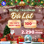 🎄✨ giáng sinh trên đà lạt sương mờ – sgc tourits ✨🎄