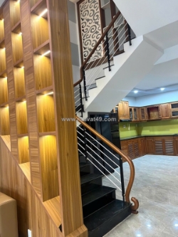 # nhà mt kd trần tống gần ng văn linh lê đình lý, 90m2, 3.5 tầng, kd sầm uất,