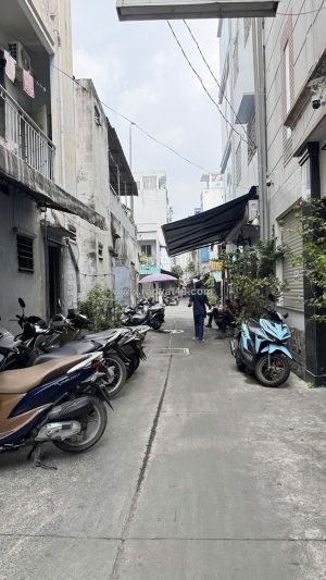 📣 quận 1 - giáp trần hưng đạo - hẻm xe hơi nhỏ  - gần mặt tiền - không quy