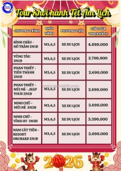 🌸 tết âm lịch 2026 – book tour sớm, giữ chỗ đẹp ngay hôm nay!🌸 - sgc tourits