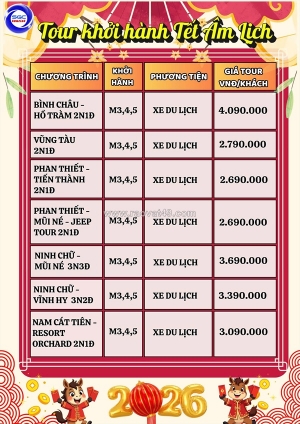 🌸 tết âm lịch 2026 – book tour sớm, giữ chỗ đẹp ngay hôm nay!🌸 - sgc tourits