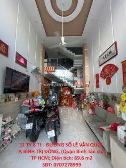 11 tỷ 8 tl - đường số lê văn quới,  p. bình trị đông , (quận bình tân cũ), tp