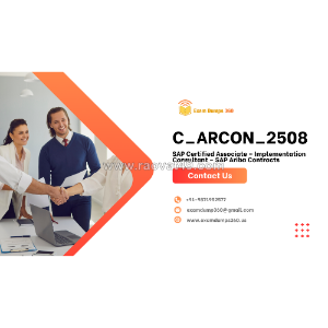 Are you looking to pass c_arcon_2508 sap certification? get guaranteed success