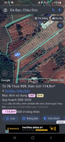 Bán 2 nền giá rẻ đát bạc cho người thu nhập có nền để xây nhà an cư lập nghiệp