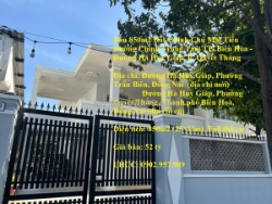 Bán 850m2 đất chính chủ mặt tiền đường chính trung tâm tp.biên hòa-đường hà huy