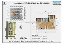 Bán căn góc 78m2 2 ngủ, 2 wc tòa hh02c (khu 5 tòa mới) chung cư thanh hà