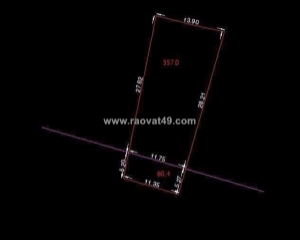 Bán đất (11x38) mặt tiền nguyễn thị ngâu – lô đẹp hiếm hậu 13m – sẵn 250m² thổ