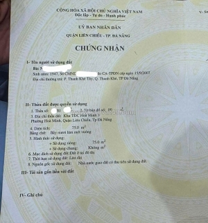 🔴💥bán đất 2 mặt tiền đường phùng chí kiên - gần biển - xây nhà rất thoáng